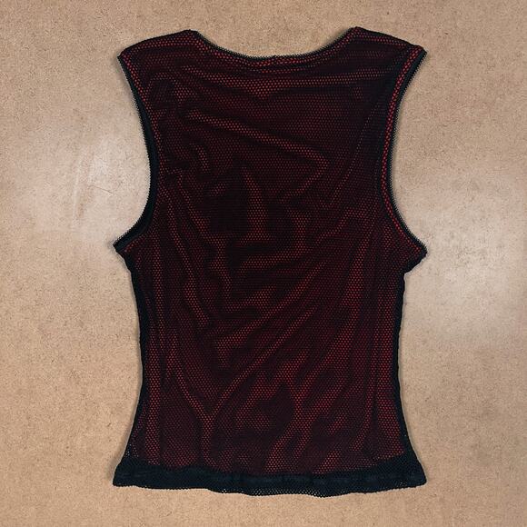 Y2K Lip Service Flame Tank Top Fire Vintage Hot Topic Mall Goth Gothic Rave - Picture 5 of 12